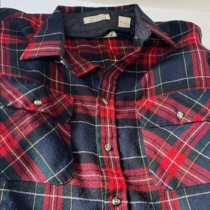Saugatuck Plaid button down shirt VINTAGE